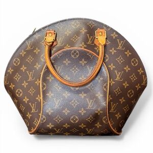 Louis Vuitton Vintage Monogram Canvas Ellipse PM Satchel w/COA